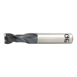 OSG HP421-0625 | HY-PRO CARB 1/16" Diameter x 0.125" Shank x 0.188" LOC x 1.500" OAL x 35 Degree Helix Angle 2 Flute TiAlN Coated Carbide HP421 Square End Mill