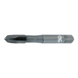 OSG 2891301 | HY-PRO TAP MF M8.00x1.00mm Thread Size x 8.08mm Shank x 15.00mm Length x 69.10mm OAL Plug (4P) Chamfer D5 3 Flute Steam Oxide Coated HSSE 289 Spiral Point Tap