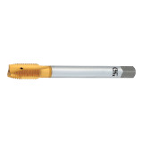 OSG 2632205 | HY-PRO TAP UNF 7/16" - 2 Thread Size x 0.323" Shank x 0.858" Length x 3.937" OAL Plug (4P) Chamfer 3 Flute TiN Coated HSSE 260 Spiral Point Tap