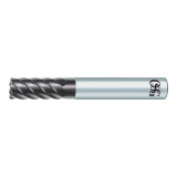 OSG 91440611 | EXOCARB 6.00mm Diameter x 6.00mm Shank x 13.00mm LOC x 5.00mm OAL x 0.50mm Radius x 45 Degree Helix Angle 6 Flute WXS Coated Carbide 9144 Corner Radius End Mill
