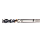 OSG 1650502908 | A Brand UNC 7/16" - 14 Thread Size x 0.323" Shank x 0.570" Length x 3.937" OAL Modified Bottom (2.5P) Chamfer H3 3 Flute V Coated VC-10 16505 Spiral Flute Tap