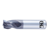 OSG 8557253 | A Brand 5.00mm Diameter x 6.00mm Shank x 6.00mm LOC x 45.00mm OAL x 40-43 Degree Helix Angle 3 Flute DUARISE Coated Carbide 8333 Square End Mill