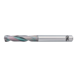 OSG 8701100 | A Brand 11.00mm Drill Size x 12.00mm Shank x 55.00mm Flute Length x 113.00mm OAL x 140 Degree Point Angle 2 Flute EgiAs Coated Carbide 6500 Screw Machine Length Drill Bit
