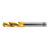 OSG 61664 | EX-GOLD 16.40mm Drill Size x 2.00mm Shank x 6.00mm Flute Length x 126.00mm OAL x 120 Degree Point Angle 2 Flute TiN Coated HSSE 1100 Screw Machine Length Drill Bit
