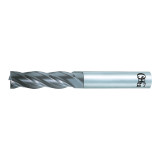OSG 71400316 | EXOCARB 1.50mm Diameter x 3.00mm Shank x 5.00mm LOC x 45.00mm OAL x 30 Degree Helix Angle 4 Flute DIAMOND Coated Carbide 7140 Square End Mill