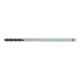 OSG 72310816 | EXOCARB 1/4" Diameter x 0.250" Shank x 1.000" LOC x 4.000" OAL x 0.125" Radius x 30 Degree Helix Angle 4 Flute DIAMOND Coated Carbide 7231 Ball End Mill
