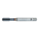 OSG 1005600608 | EXOTAP UNF 5/16" - 24 Thread Size x 0.318" Shank x 0.665" Length x 2.720" OAL Bottom (1.5P) Chamfer H3 4 Flute V Coated VC-10 10056 Straight Flute Tap