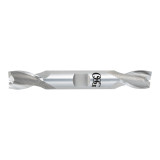 OSG 5820800 | 10.00mm Diameter x 12.70mm Shank x 20.63mm LOC x 95.20mm OAL x 30 Degree Helix Angle 2 Flute Bright Coated HSS-CO 582 Double Ended Square End Mill