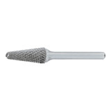 OSG 807-5000-60 | 12.70mm Diameter x 6.00mm Shank x 28.00mm LOC x 76.00mm OAL x 14 Degree Included Angle Bright Coated Carbide 807 Nosed Cone Burr