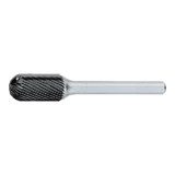 OSG 902-4375 | 7/16" Diameter x 0.250" Shank x 1.000" LOC x 2.750" OAL Bright Coated Carbide 902 Ball Nosed Cylindrical Burr