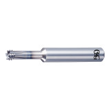 OSG 8331203 | A Brand M M6.00x1.00mm Thread Size x 6.00mm Shank x 3.00mm LOC x 5.00mm OAL 4 Flute DUROREY Coated Carbide 16640 Helical Flute Thread Mill