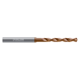 Valor V065060-X | #21-Wire Size x 0.159" Diameter x 6.00mm Shank x 1.271" Drill Length x 140 Degree Point Angle 2 Flute Val-Max X Coated High Performance Drill