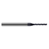 Harvey Tool 826828-C3 | 0.70mm Diameter x 1/8" Shank x 0.224" LOC x 2.500" OAL 4 Flute AlTiN Coated Carbide Square End Mill