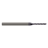 Harvey Tool 845512-C3 | 0.30mm Diameter x 1/8" Shank x 0.096" LOC x 2.500" OAL 4 Flute AlTiN Coated Carbide Miniature Ball End Mill
