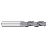 Fullerton Tool 30012 | 3/4" Diameter x 3/4" Shank x 5" OAL 3 Flute TiAlN Coated Ball End Mill