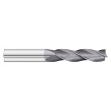 Fullerton Tool 30190 | 1/2" Diameter x 1/2" Shank x 4" OAL 3 Flute TiAlN Coated Square End Mill