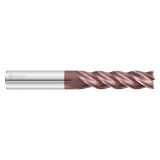 Fullerton Tool 35275 | 3/4" Diameter x 3/4" Shank x 5" OAL 4 Flute FC20 Coated Square End Mill