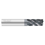 Fullerton Tool 36415 | 5/8" Diameter x 5/8" Shank x 3-1/2" OAL 5 Flute FC21 Coated Square End Mill