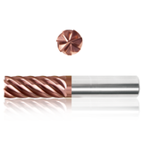 Precision Cutting Tools 9587980 | 1/4" Cutting Diameter x 1/4" Shank x 3/4" Flute length x 2-1/2" OAL 7 Flute Vulcan Coated Carbide Standard Square End Mill