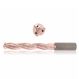 Precision Cutting Tools 9543010 | 16.00mm Size x 0.63mm Diameter x 16.00mm Shank x 83.00mm Flute Length x 133.00mm OAL x 130 Degree Point Angle 3 Flute ZircoPlus Coated Carbide Coolant Fed Drill