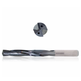 Precision Cutting Tools 9553875 | 13.00mm Size x 0.51mm Diameter x 14.00mm Shank x 275.00mm Flute Length x 325.00mm OAL x 135 Degree Point Angle 2 Flute Sistral Coated Carbide Coolant Fed Drill