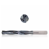 Precision Cutting Tools 9553945 | 3.50mm Size x 0.14mm Diameter x 6.00mm Shank x 135.00mm Flute Length x 185.00mm OAL x 135 Degree Point Angle 2 Flute Sistral Coated Carbide Coolant Fed Drill