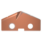Allied Machine and Engineering TAX3-35.50 | 35.50mm Diameter x 1/4" Thickness x 132 Degree Included Angle AM200 Coated High-Speed Steel 3 Series T-A Pro Spade Drill Insert