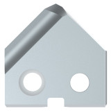 Allied Machine and Engineering 150N-0019-SP | T-A 19/32" Diameter x 90 Degree Included Angle TiCN Coated High Speed Steel 0 Series Spade Drill Insert