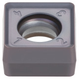 Tungaloy 6903652 | SXHU100408EN-MM AH8015 10.00mm Circle Diameter x 5.38mm Thickness x 0.81mm Radius 8 Edge AlTiN Coated Carbide Milling Insert