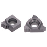 Tungaloy 6911982 | 11IR19PT AH8015 19 TPI x 1.34mm Pitch x 6.35mm Circle Diameter x 0.15mm Radius AlTiN Coated Carbide Laydown Threading Insert