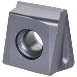 Tungaloy 6798642 | LMMU160908PNER-MJ AH3225 9.50mm Width x 17.30mm Thickness x 0.79mm Radius 4 Edge TiAlSiCrN Coated Carbide Milling Insert