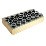 Techniks 04008-43S | 1/8" - 3/4" Capacity TG75 Steel Super Precision Collet Set - 43pcs
