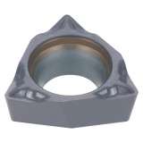 Tungaloy 6967625 | WBGT521 FR-JS SH7025 0.156" Circle Diameter x 0.063" Thickness x 0.133" Edge Length x 0.016" Radius x 5 Degree Clearance Angle TiAlN+TiCN Coated Carbide Turning Insert
