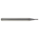 M.A. Ford 11100780 | 0.20mm Diameter x 3.00mm Shank x 0.60mm LOC x 38.00mm OAL x 30 Degree Helix Angle 4 Flute Uncoated Carbide 111 Square End Mill