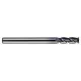 M.A. Ford 11125000A | 1/4" Diameter x 1/4" Shank x 3/4" LOC x 2-1/2" OAL x 30 Degree Helix Angle 4 Flute ALtima Coated Carbide 111 Square End Mill