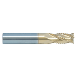 M.A. Ford 11439370T | 10.00mm Diameter x 10.00mm Shank x 25.00mm LOC x 70.00mm OAL x 30 Degree Helix Angle 4 Flute TiN Coated Carbide 114 Square End Mill