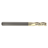 M.A. Ford 11612500R.020F | 1/8" Diameter x 1/8" Shank x 3/8" LOC x 1-1/2" OAL x 0.020" Radius x 30 Degree Helix Angle 3 Flute Fordlube Coated Carbide 116 Corner Radius End Mill