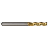 M.A. Ford 11612500T | 1/8" Diameter x 1/8" Shank x 3/8" LOC x 1-1/2" OAL x 30 Degree Helix Angle 3 Flute TiN Coated Carbide 116 Square End Mill