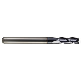 M.A. Ford 11618750A | 3/16" Diameter x 3/16" Shank x 5/8" LOC x 2.000" OAL x 30 Degree Helix Angle 3 Flute ALtima Coated Carbide 116 Square End Mill