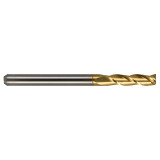 M.A. Ford 11618750T | 3/16" Diameter x 3/16" Shank x 5/8" LOC x 2.000" OAL x 30 Degree Helix Angle 3 Flute TiN Coated Carbide 116 Square End Mill