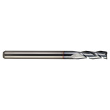 M A Ford 11625000C | 1/4" Diameter x 1/4" Shank x 3/4" LOC x 2-1/2" OAL x 30 Degree Helix Angle 3 Flute TiCN Coated Carbide 116 Square End Mill