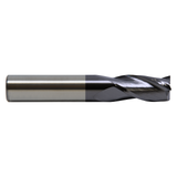 M.A. Ford 11647240A | 12.00mm Diameter x 12.00mm Shank x 25.00mm LOC x 76.00mm OAL x 30 Degree Helix Angle 3 Flute ALtima Coated Carbide 116 Square End Mill