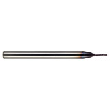 M.A. Ford 12103940A | 1.00mm Diameter x 3.00mm Shank x 3.00mm LOC x 38.00mm OAL x 30 Degree Helix Angle 2 Flute ALtima Coated Carbide 121 Square End Mill