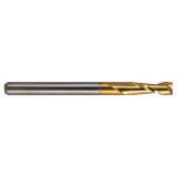 M A Ford 12125000T | 1/4" Diameter x 1/4" Shank x 3/4" LOC x 2-1/2" OAL x 30 Degree Helix Angle 2 Flute TiN Coated Carbide 121 Square End Mill