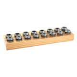 Techniks 04213IS | 1/8" - 1 Capacity x 1/32" Increment ER40 Bearing steel Collet Set - 13pcs