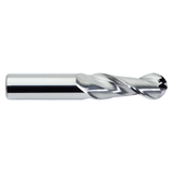M.A. Ford 135B31251 | 5/16" Diameter x 5/16" Shank x 13/16" LOC x 2-1/2" OAL x 5/32" Radius x 37 Degree Helix Angle 2 Flute Uncoated Carbide 135B Ball Nose End Mill