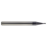 M.A. Ford 14007870A | 2.00mm Diameter x 3.00mm Shank x 9.00mm LOC x 38.00mm OAL x 1.00mm Radius x 30 Degree Helix Angle 4 Flute ALtima Coated Carbide 140 Ball Nose End Mill