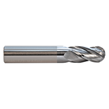 M.A. Ford 14078740C | 20.00mm Diameter x 20.00mm Shank x 38.00mm LOC x 102.00mm OAL x 10.00mm Radius x 30 Degree Helix Angle 4 Flute TiCN Coated Carbide 140 Ball Nose End Mill