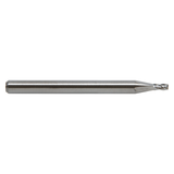 M.A. Ford 16302500 | 0.025" Diameter x 1/8" Shank x 0.050" LOC x 1-1/2" OAL x 30 Degree Helix Angle 4 Flute Uncoated Carbide 163 Stub Square End Mill