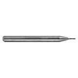 M.A. Ford 16401800 | 0.018" Diameter x 1/8" Shank x 0.036" LOC x 1-1/2" OAL x 30 Degree Helix Angle 2 Flute Uncoated Carbide 164 Stub Square End Mill